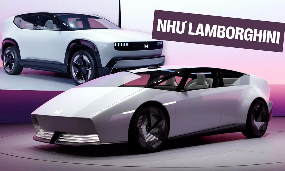 Mẫu Honda mới này trông như Lamborghini nhưng có 4 cửa, thay gương bằng camera, nhiều tính năng tự lái