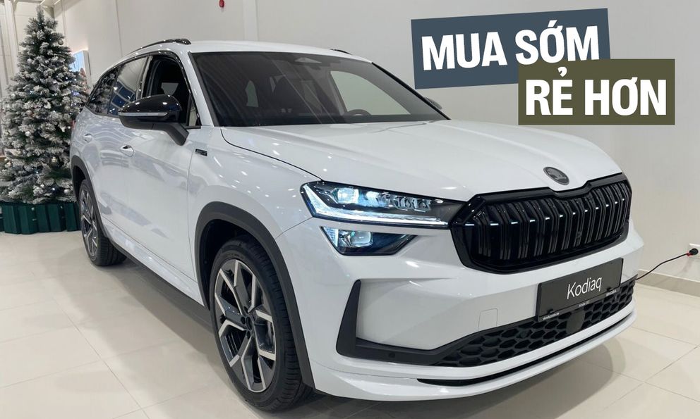 Skoda Kodiaq 2025 chốt bán tại Việt Nam: Mua trước Tết giảm giá lăn bánh, có bản thể thao, đều AWD, tăng sức đấu Santa Fe