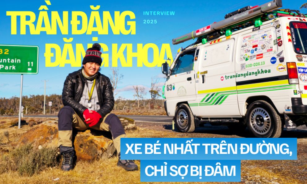 Trần Đặng Đăng Khoa cùng Su ‘Cóc’ vòng quanh thế giới: ‘2025 sẽ đi hết nước Mỹ, 2026 qua châu Âu và về nhà’ 