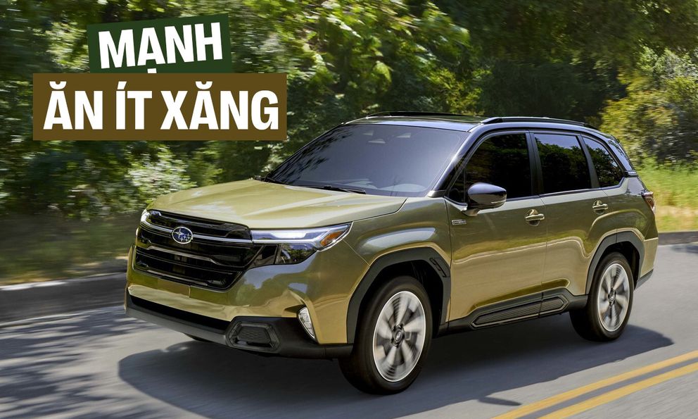 Subaru Forester hybrid ra mắt: Mạnh gần 200hp, đi phố chỉ 6,7 lít/100km, cạnh tranh CR-V HEV, đón đầu CX-5 hybrid 