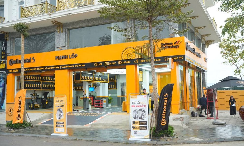 Chủ xe tại Hà Nội có thêm nơi thay lốp, chăm sóc lốp Continental chính hãng