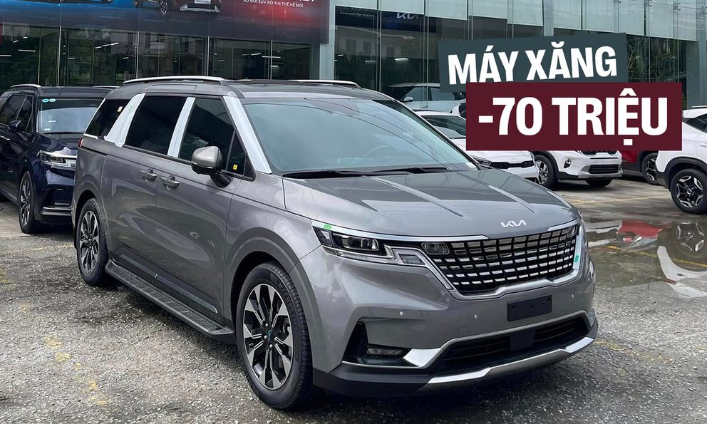 Kia Carnival mẫu cũ dọn kho giảm giá 70 triệu tại đại lý: Bản đắt nhất còn 1,689 tỷ, dùng động cơ mà mẫu mới không có