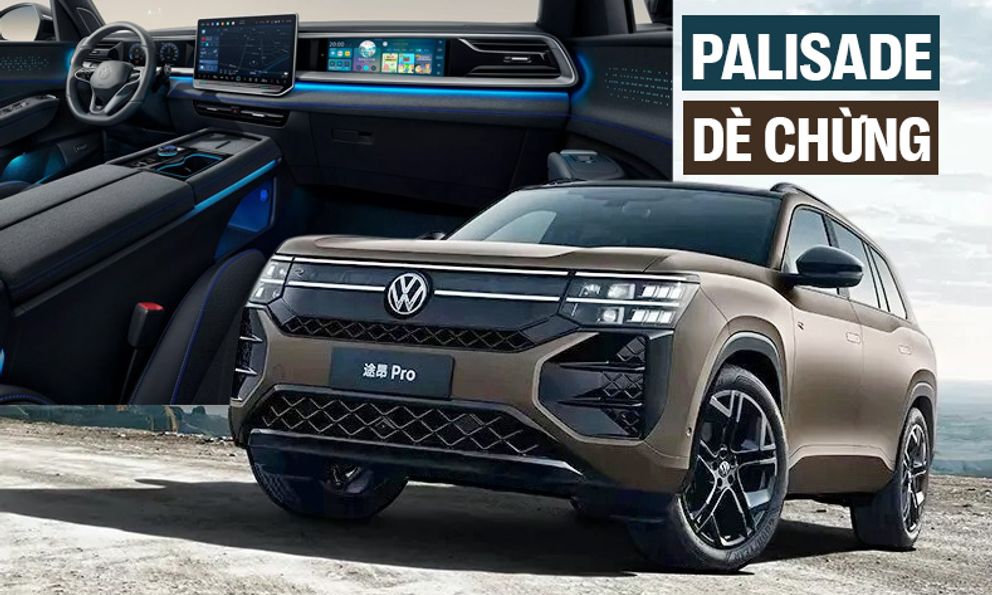 VW Teramont Pro ra mắt với nội thất sang chảnh, 6 màn hình khủng, nếu về Việt Nam sẽ “làm khó” Explorer, Palisade