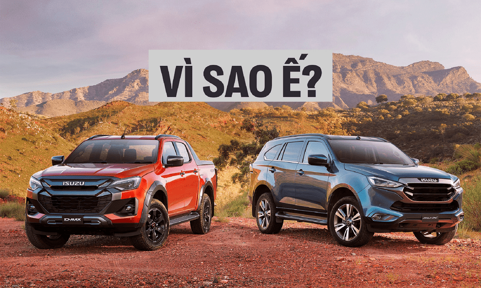 Isuzu D-Max, mu-X mãi ế tại Việt Nam vì thua từ động cơ, dẫn động đến trang bị