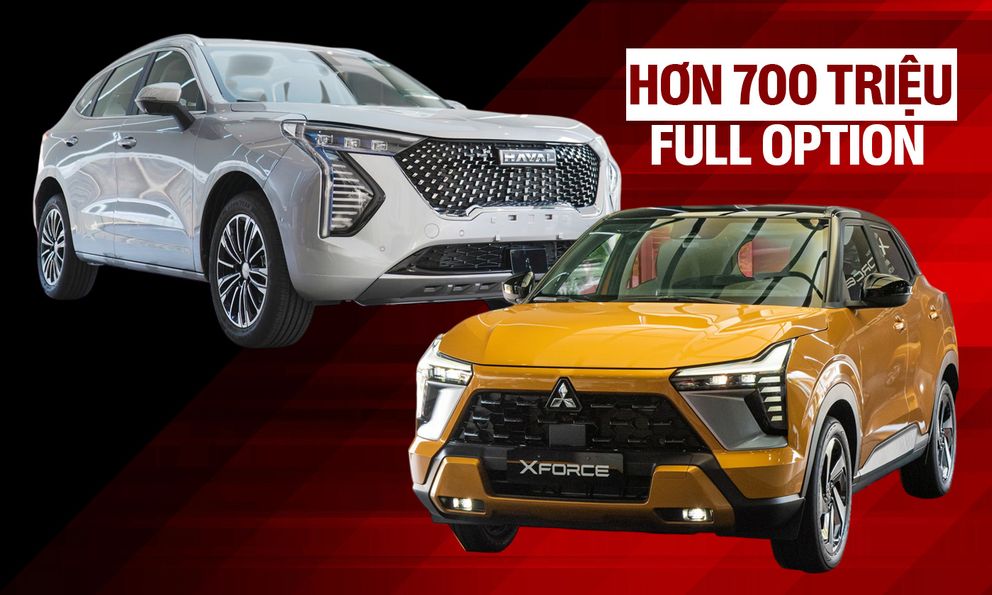 Cùng giá hơn 700 triệu lấy Haval Jolion hay Mitsubishi Xforce đều 'full option', bảng này cho thấy những đánh đổi về tiện nghi và vận hành