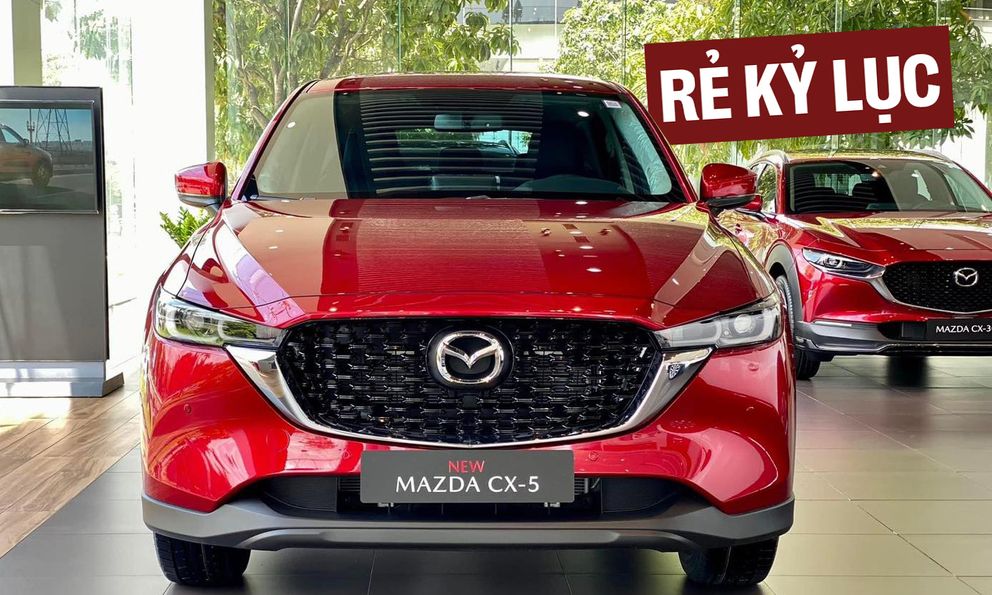 CX-5 giá 694 triệu đồng cùng loạt xe Mazda khác giảm giá mạnh