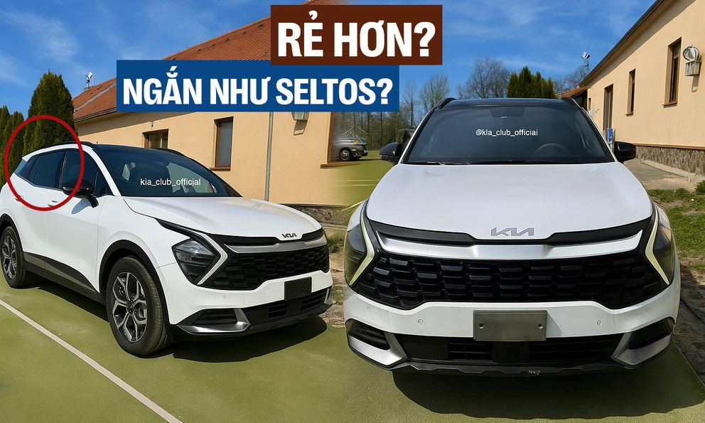 Kia Sportage 2025 bản ngắn lộ diện không che trên đường: Khác biệt rõ từ bên hông, dễ ‘giẫm chân’ Seltos nếu giá rẻ hơn hẳn