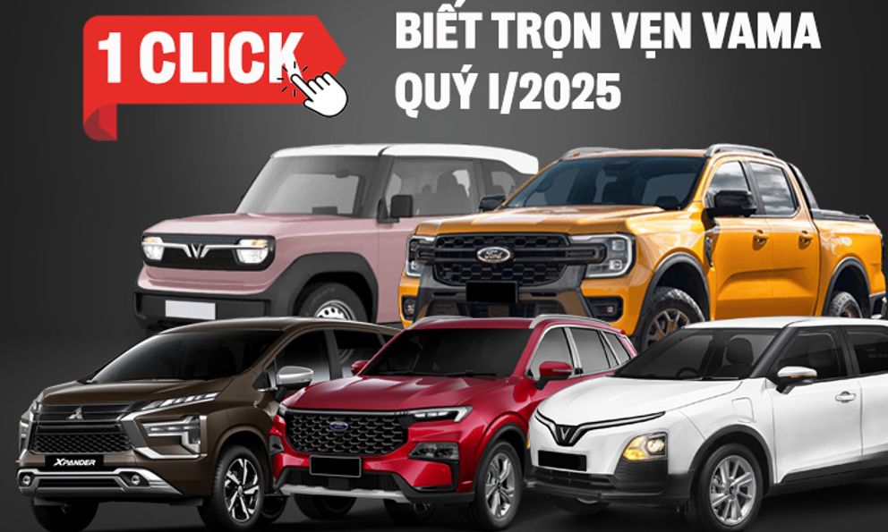 10 xe bán chạy nhất quý I/2025: VF 3 bán 3 tháng hơn cả năm của Yaris Cross, Xpander vẫn là 'vua xe xăng dầu', Vios vớt vát thể diện cho dòng sedan