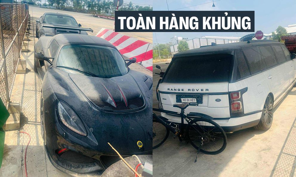Bộ 3 xe độc trị giá hàng chục tỷ đồng phủ bụi ngoài cảng tại Việt Nam: Range Rover limo dài hơn Transit, có chiếc bản siêu giới hạn