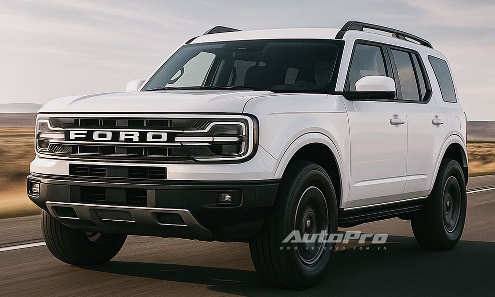 SUV mới của Ford lần đầu lộ diện với dáng hầm hố hơn Everest, góc cạnh kiểu Prado