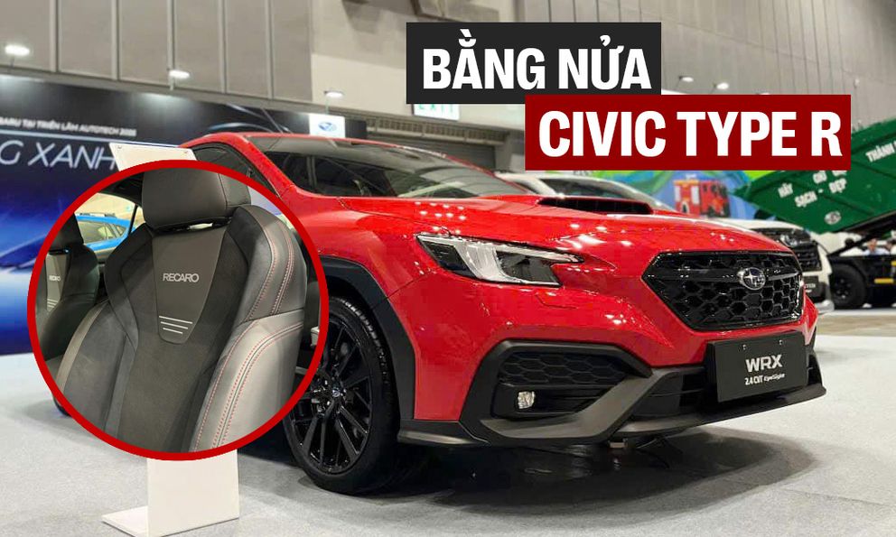 Subaru WRX 2025 đã về Việt Nam: Giá từ 1,699 tỷ đồng chỉ bằng hơn nửa Civic Type R, thêm nhiều đồ chơi cho dân mê tốc độ
