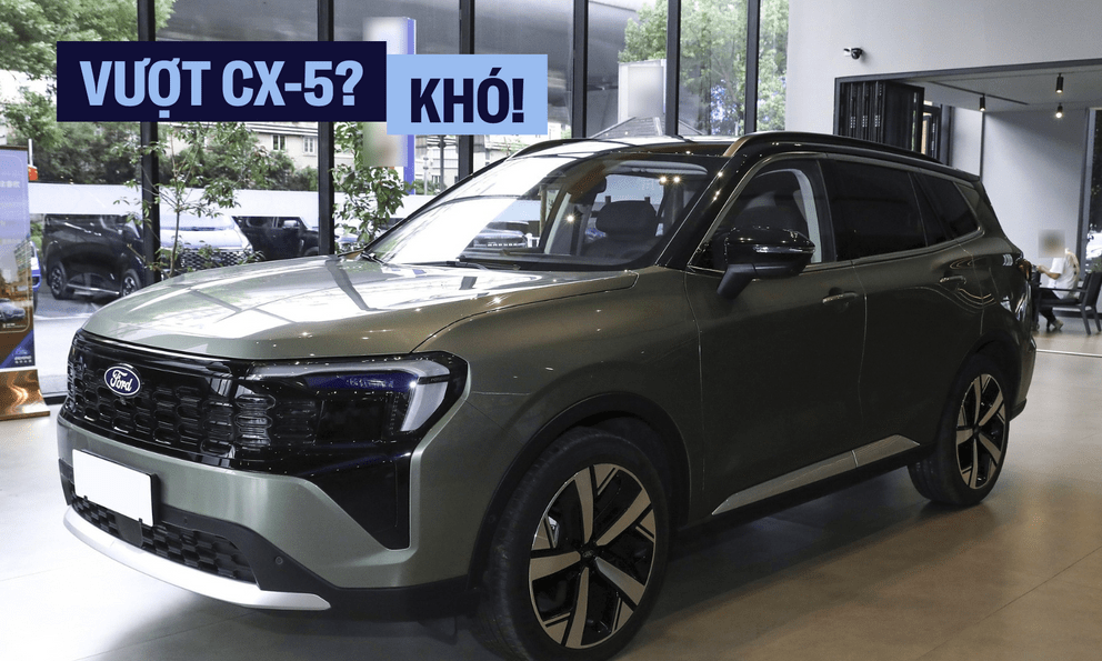 ‘Ford Territory mới dù làm tốt đến đâu cũng khó lấy ngôi vương của Mazda CX-5’