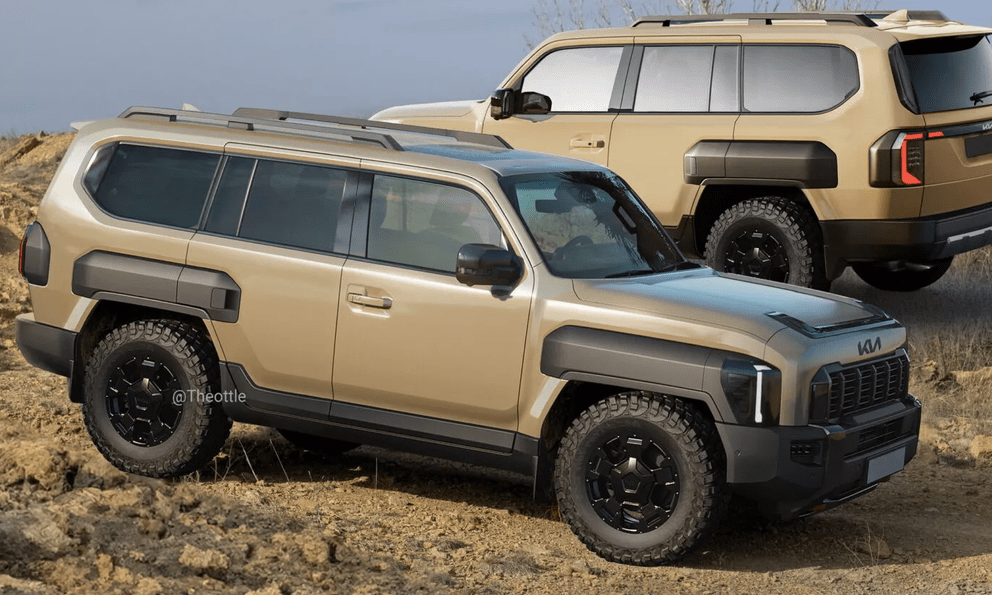 Kia tính làm SUV cạnh tranh Everest và Prado, mượn nền tảng từ bán tải 