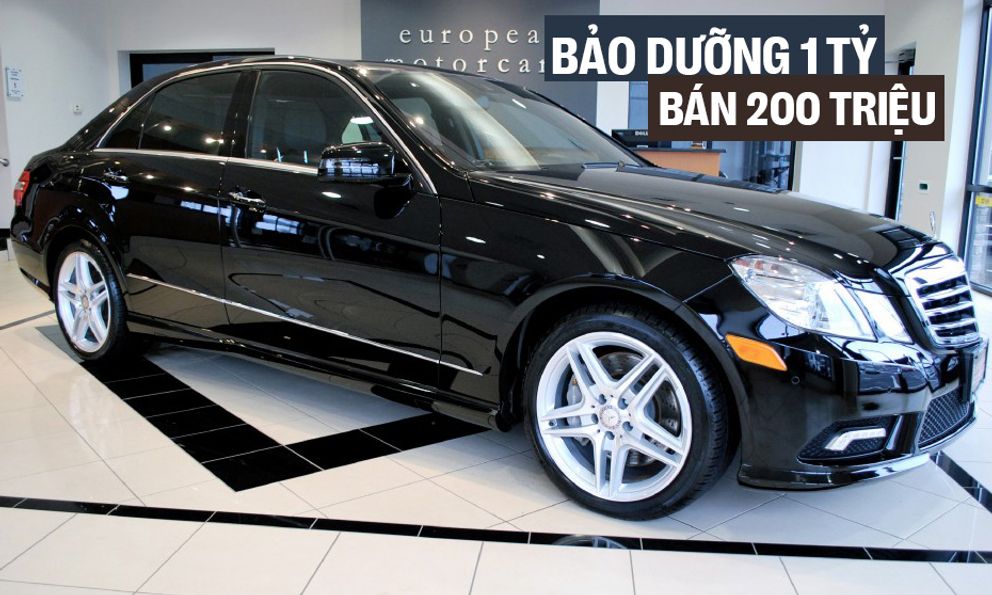 Nhảy 'hố vôi' chơi 'Mẹc' tốn cỡ này: Bỏ cả tỷ đồng bảo dưỡng chiếc E-Class trong 9 năm nhưng bán lại chỉ được... hơn 200 triệu đồng