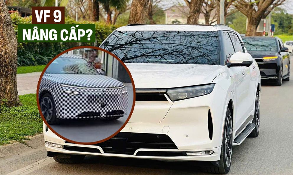 VinFast VF 9 với thiết kế mới lộ diện trên đường, dễ là bản nâng cấp, hãng úp mở thêm ‘độc bản’ sắp ra mắt ngay tháng này