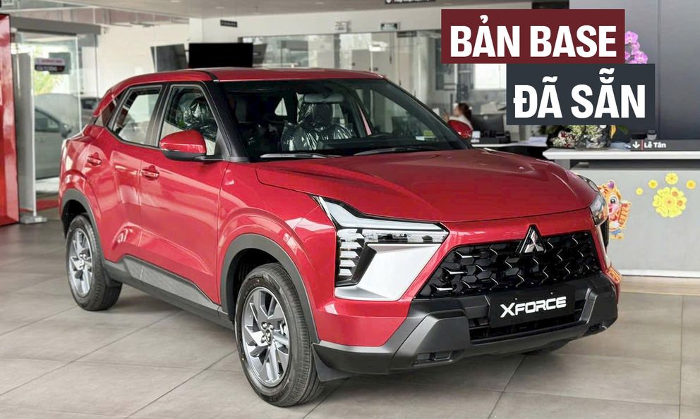 Mitsubishi Xforce bản ‘base’ trở lại sau khan hàng, hãng khuyến mãi thêm 45 triệu đồng, tăng sức cạnh tranh trước Yaris Cross