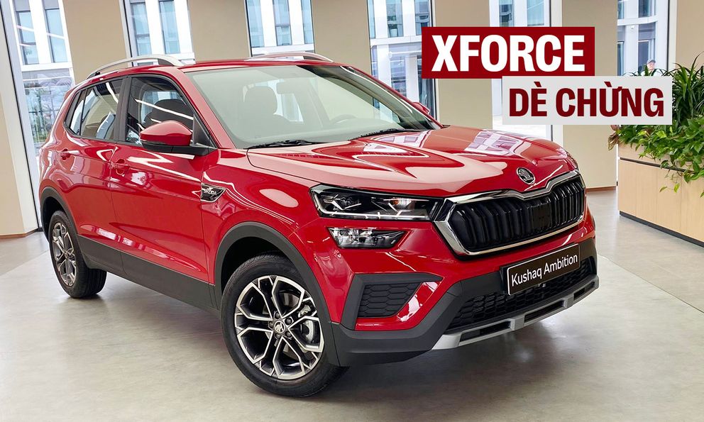 Ảnh thực tế 2 bản Skoda Kushaq tại Việt Nam: Giá dự kiến từ dưới 600 triệu đồng, ra mắt tháng này cạnh tranh Xforce, Creta