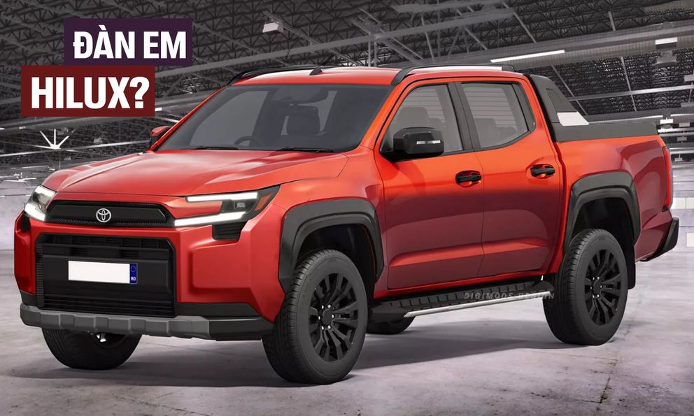Bán tải Toyota nhỏ hơn Hilux mà thế này thì dễ hot: Thiết kế hiện đại như RAV4, có thể dùng máy hybrid