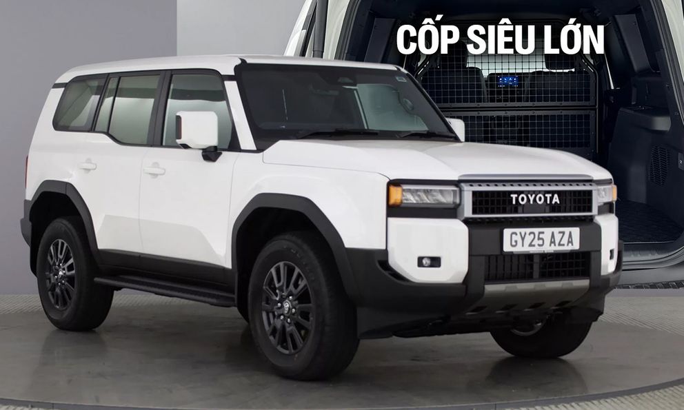 Toyota Land Cruiser Prado thêm bản mới hợp dân công trình, người mê độ: Chỉ 2 chỗ, cốp siêu lớn, động cơ hybrid nhẹ