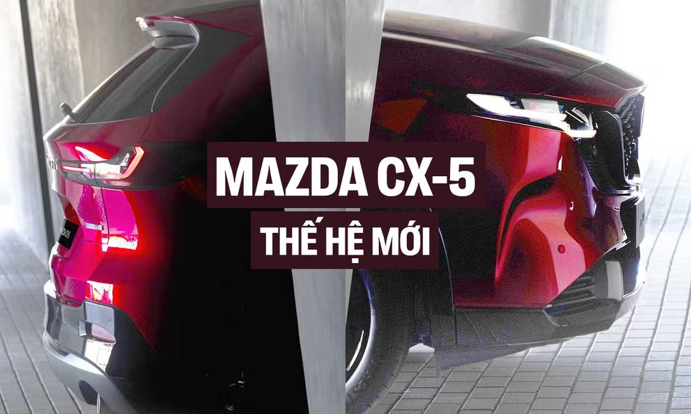 Mazda CX-5 2026 lần đầu có loạt ảnh chính thức: Lộ rõ nét cụm đèn mới, nhiều đường nét góc cạnh hơn, logo hybrid, ra mắt ngay tuần sau