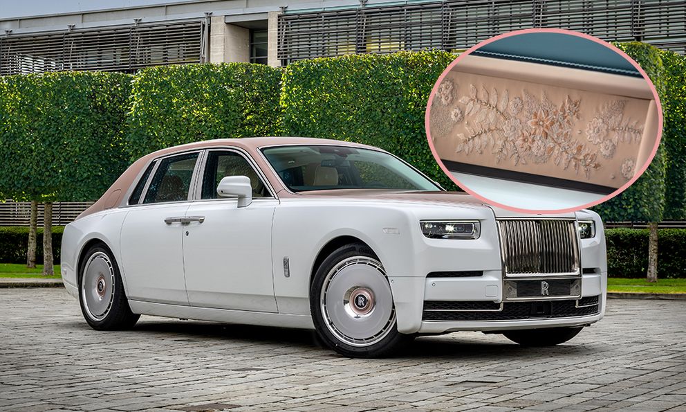 ‘Con nhà người ta’ tặng bố Rolls-Royce Phantom độc bản thêu ren thủ công 230.000 mũi, đổi màu, lấp lánh theo ánh sáng