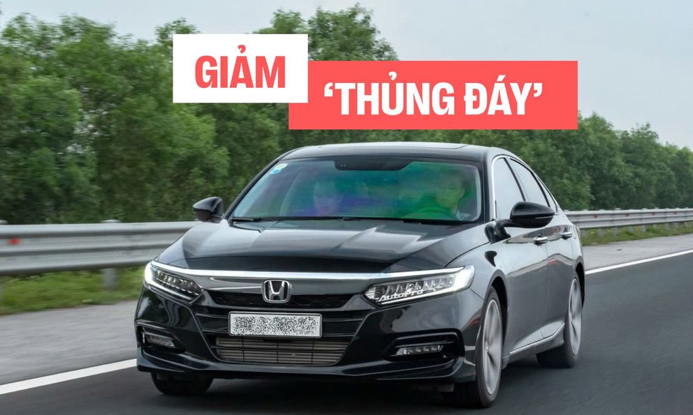 Giá Honda Accord lại ‘thủng đáy’: Giảm tới 280 triệu đồng, giá thực tế vẫn đắt hơn Mazda6 bản cao nhất, nhưng thua ở một điểm