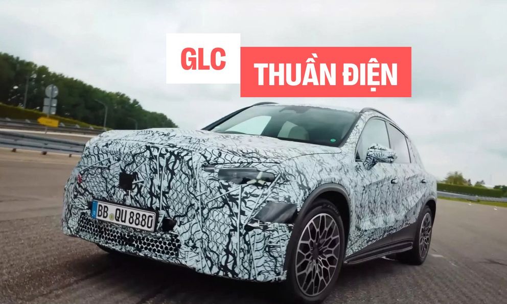 Mercedes-Benz GLC thuần điện lộ ảnh: Tăng tốc như siêu xe, ra mắt tháng 9 tới, chạy khứ hồi TP HCM - Đà Lạt không cần sạc