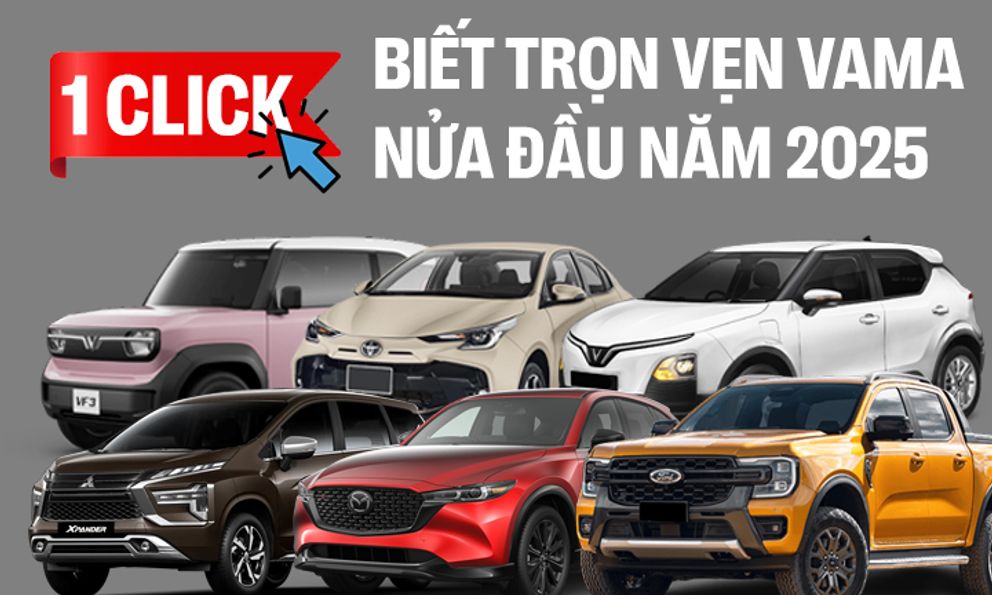10 xe bán chạy nhất nửa đầu 2025 tại Việt Nam: Xe Hàn vắng bóng hoàn toàn, Vios là sedan duy nhất