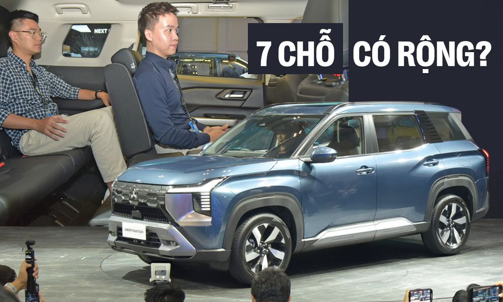 Ngồi thử thực tế 3 hàng ghế Mitsubishi Destinator xem rộng thế nào, tiện nghi ra sao, đi gia đình có thoải mái không