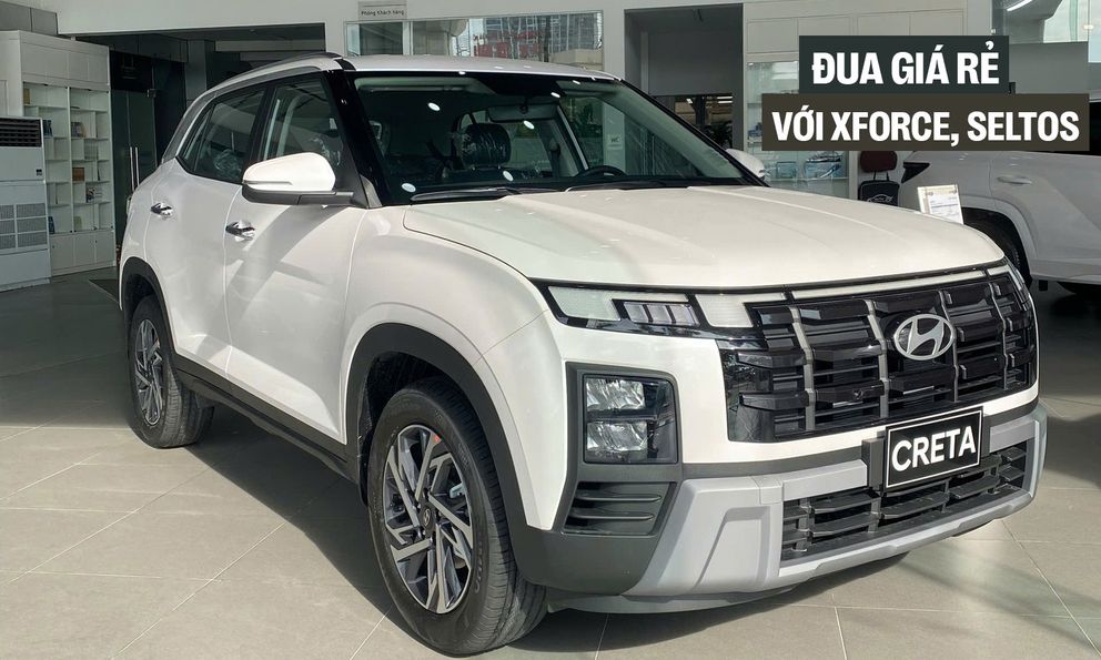 Hyundai Creta 2025 giảm giá mạnh tại đại lý: Bản 'base' còn hơn 564 triệu đồng, kịch sàn giá nhóm xe Nhật, Hàn cùng phân khúc