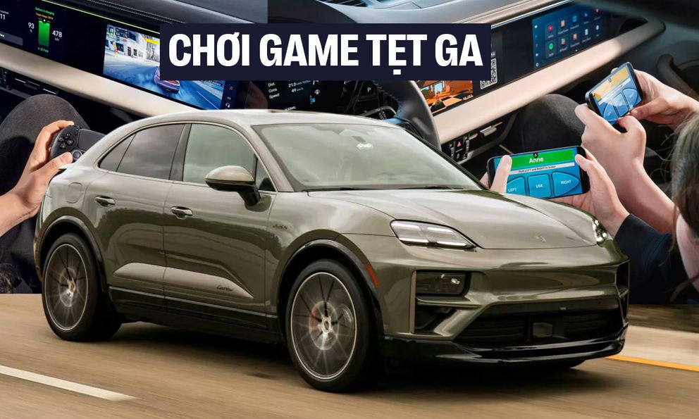 Porsche Macan có thêm loạt công nghệ: Mở khóa bằng điện thoại, chơi game trên xe, nói chuyện với AI, nâng cấp tự lái