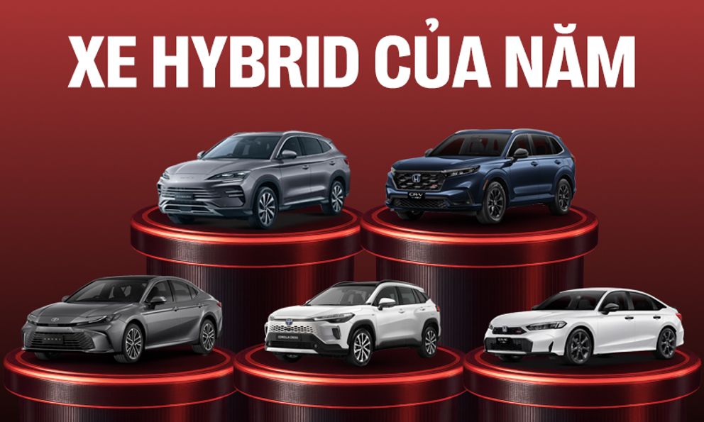 Xe Hybrid của năm tại Car Choice Awards 2025: CR-V, Civic, Camry, Corolla Cross hay Sealion 6 sẽ về nhất?