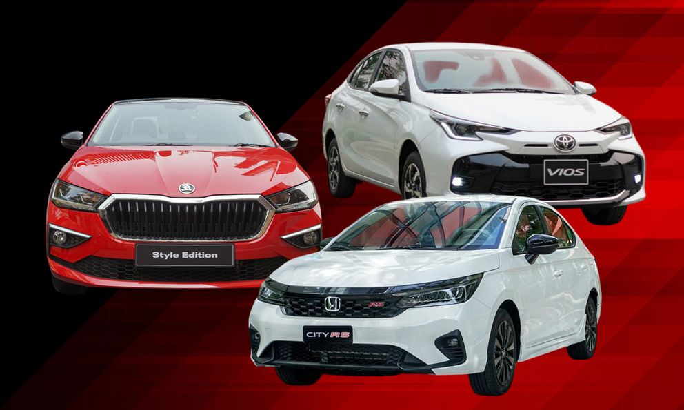 Dưới 600 triệu đồng mua Skoda Slavia, Toyota Vios hay Honda City đều bản ‘full’, bảng bóc tách này sẽ giúp bạn dễ lựa chọn hơn