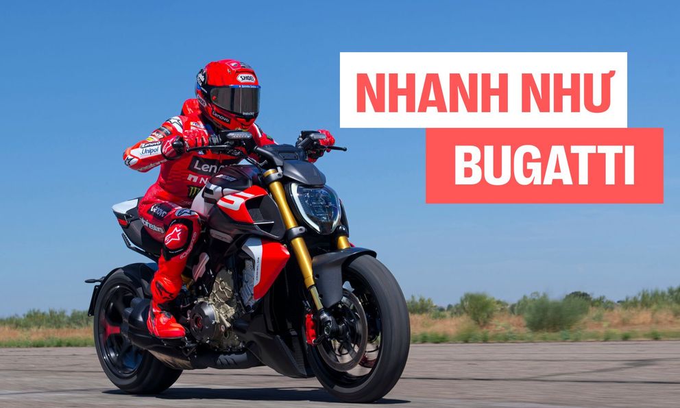 Ducati Diavel V4 RS ra mắt: Siêu mô tô tăng tốc nhanh như Bugatti Veyron, giá quy đổi từ 1,2 tỷ đồng