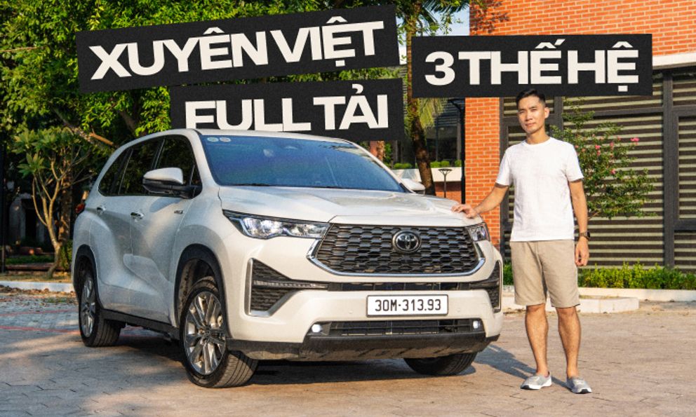 Bán GX 470 đổi Innova Cross HEV xuyên Việt 6.000km cùng 3 thế hệ, người dùng chia sẻ: ‘Bố 82 tuổi, mẹ đau chân vẫn ngồi thoải mái’