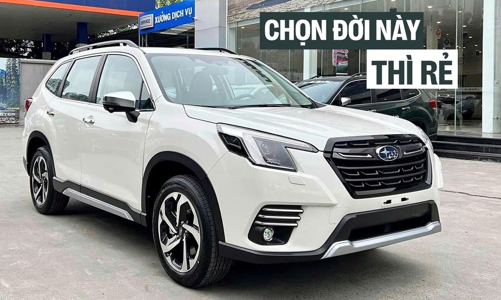 Subaru Forester giảm giá mạnh tại đại lý, dọn kho chờ đời mới sắp ra mắt: Bản đắt nhất còn 919 triệu đồng, ‘dễ thở’ hơn trước CX-5, Territory