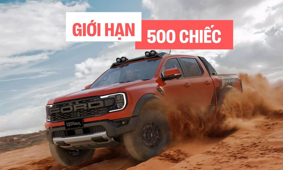 Ford Ranger Raptor tại quốc gia này có bản độ chính hãng: Thêm đèn trợ sáng, thanh thể thao, giới hạn 500 chiếc, giá tăng hơn 100 triệu đồng