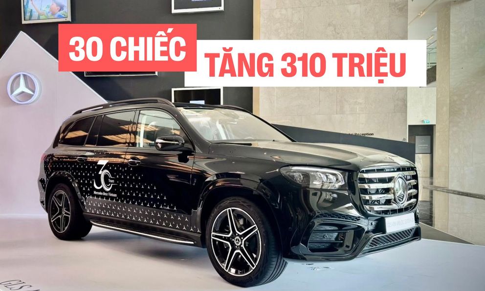 Cận cảnh Mercedes-Benz GLS 450 bản kỷ niệm 30 năm tại Việt Nam: Giới hạn 30 chiếc, giá tăng hơn 300 triệu đồng, ngoại thất khác biệt, thêm tiện nghi hàng ghế 2