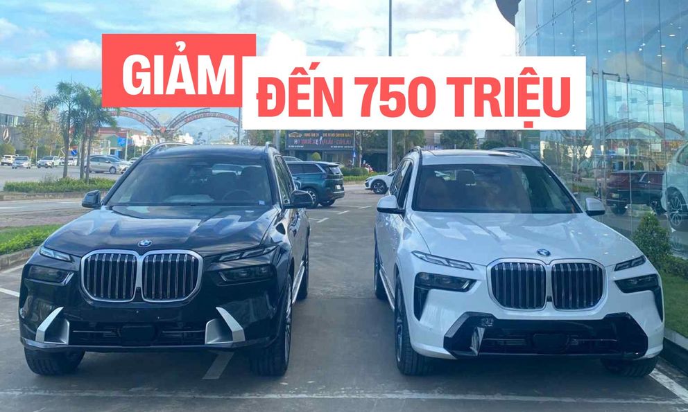 BMW X7 giảm đến 750 triệu đồng: Giá thực tế ngang GLS 450 mới ra mắt nhưng vẫn thấp hơn LX 600 gần 4 tỷ đồng