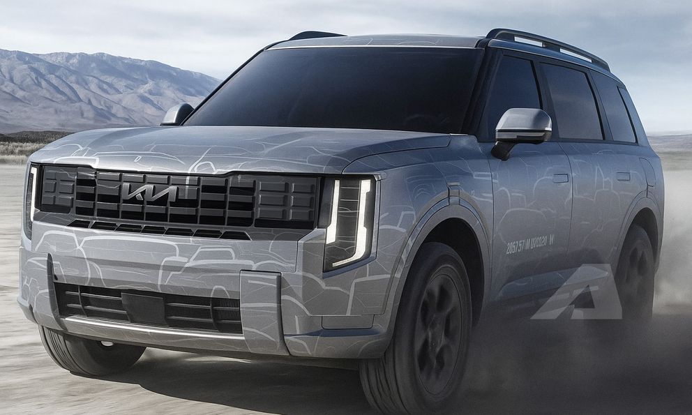 Kia Telluride đời mới thêm bộ ảnh chính hãng rõ nét hơn: Góc cạnh hầm hố như Palisade, mâm tương tự Carnival