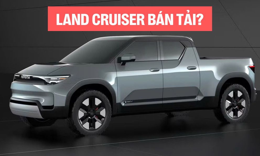 Rộ tin Toyota Land Cruiser sắp có thêm biến thể bán tải: Động cơ hybrid hoặc thuần điện, khung liền khối