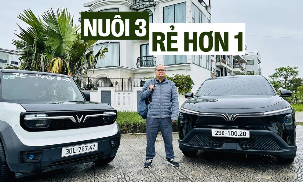 Bán Ranger sắm một cặp Limo Green, EC Van, chủ xe chia sẻ: ‘Nuôi 3 xe điện rẻ hơn 1 xe dầu, tiết kiệm hơn 100 triệu/năm’