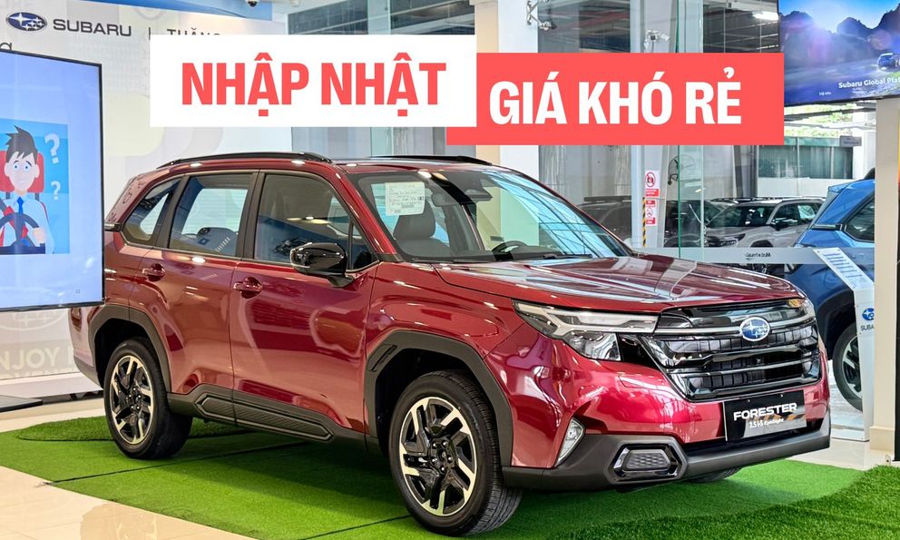 Chi tiết Subaru Forester 2025 vừa ra mắt Việt Nam: Nhập khẩu Nhật Bản, máy xăng 2.5L mới, nâng cấp ADAS, giá khó rẻ
