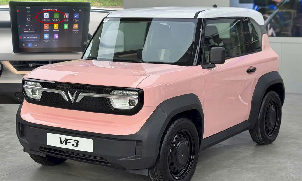 Ảnh thực tế VinFast VF 3 bản nâng cấp tại Việt Nam: Giá 302 triệu đồng, vô-lăng mới, có CarPlay