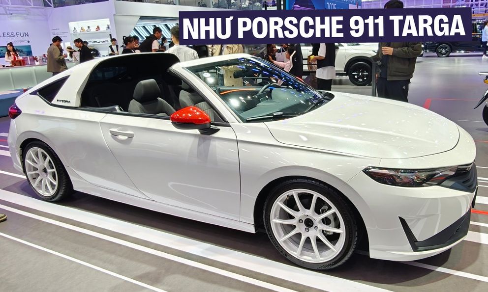 Honda Integra bản mới cho dân chơi: Trông hệt Civic nhưng 2 cửa, mui trần kiểu Porsche 911 Targa, ‘chiến’ hơn Prelude có thể về Việt Nam