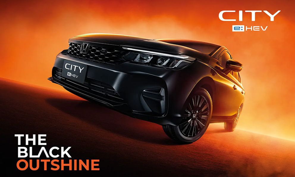 Honda City hybrid thêm bản đặc biệt: Chỉ 2 màu đen trắng, ngoại thất cực ngầu với nhiều chi tiết thể thao hơn