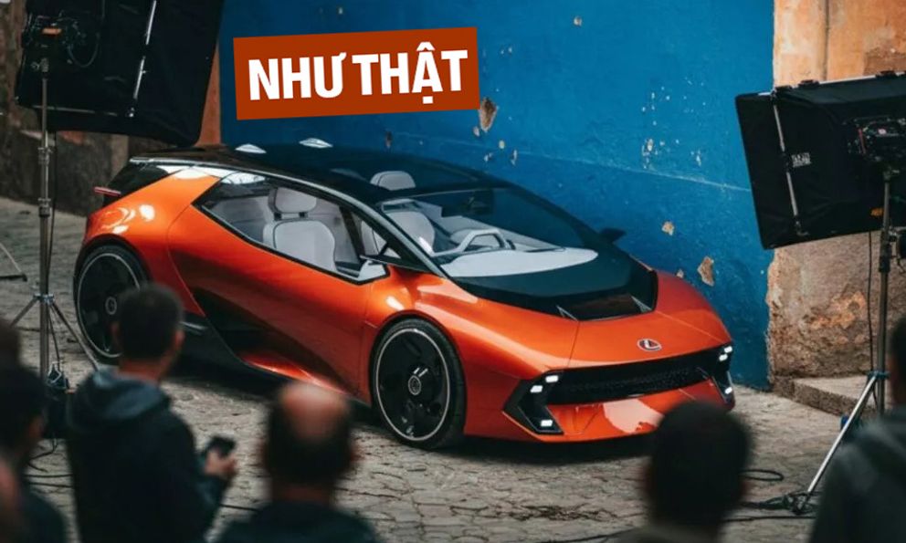 Designer của Ford chỉ tốn 24 giờ dùng AI để tạo một chiếc Lexus long lanh, làm hẳn bộ ảnh hậu trường thật đến khó tin