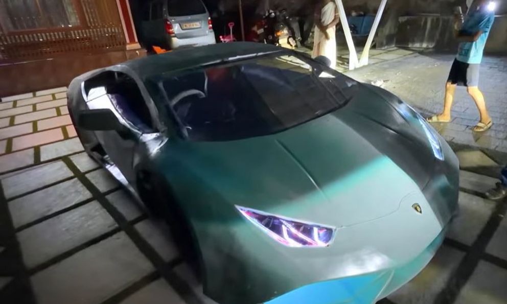 Thêm một chàng trai trẻ dành hẳn 4 năm làm xe mô phỏng Lamborghini Huracan tỷ lệ như thật
