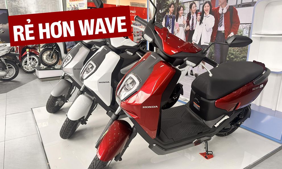 Honda ICON e: giảm giá kỷ lục tại đại lý: Thực tế còn 17 triệu đồng, rẻ hơn cả Wave, đầy điện đủ chạy Hà Nội - Ninh Bình