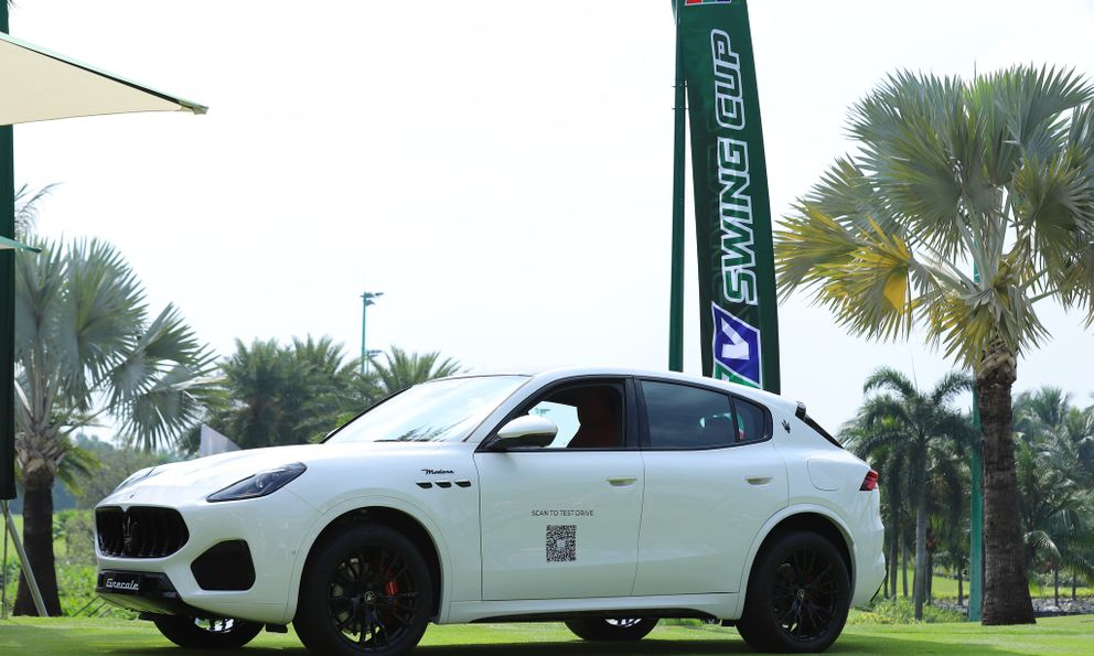 Một golfer thắng chiếc Maserati Grecale trị giá 4 tỷ đồng tại giải đấu HTV Swing Cup 2025